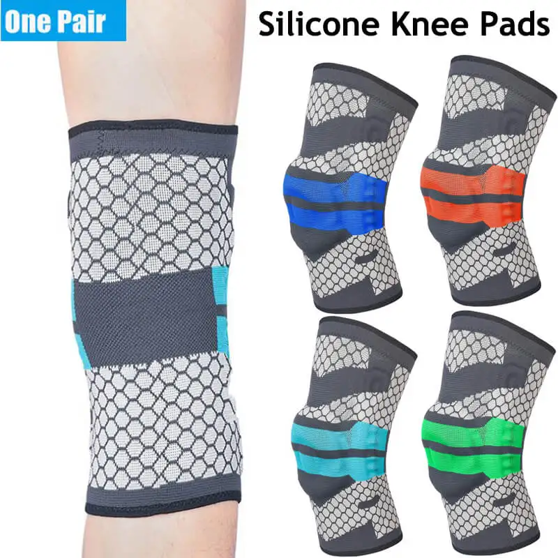 

2 шт., пружинный наколенник для мужчин и женщин, для занятий спортом