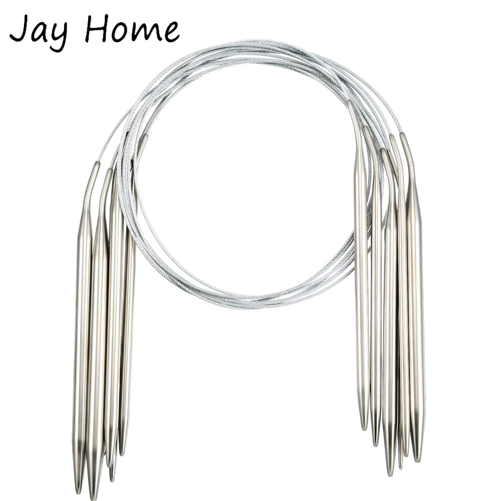 1 шт. круговые спицы из нержавеющей стали 2 5 мм 80 см|Швейные иглы| |