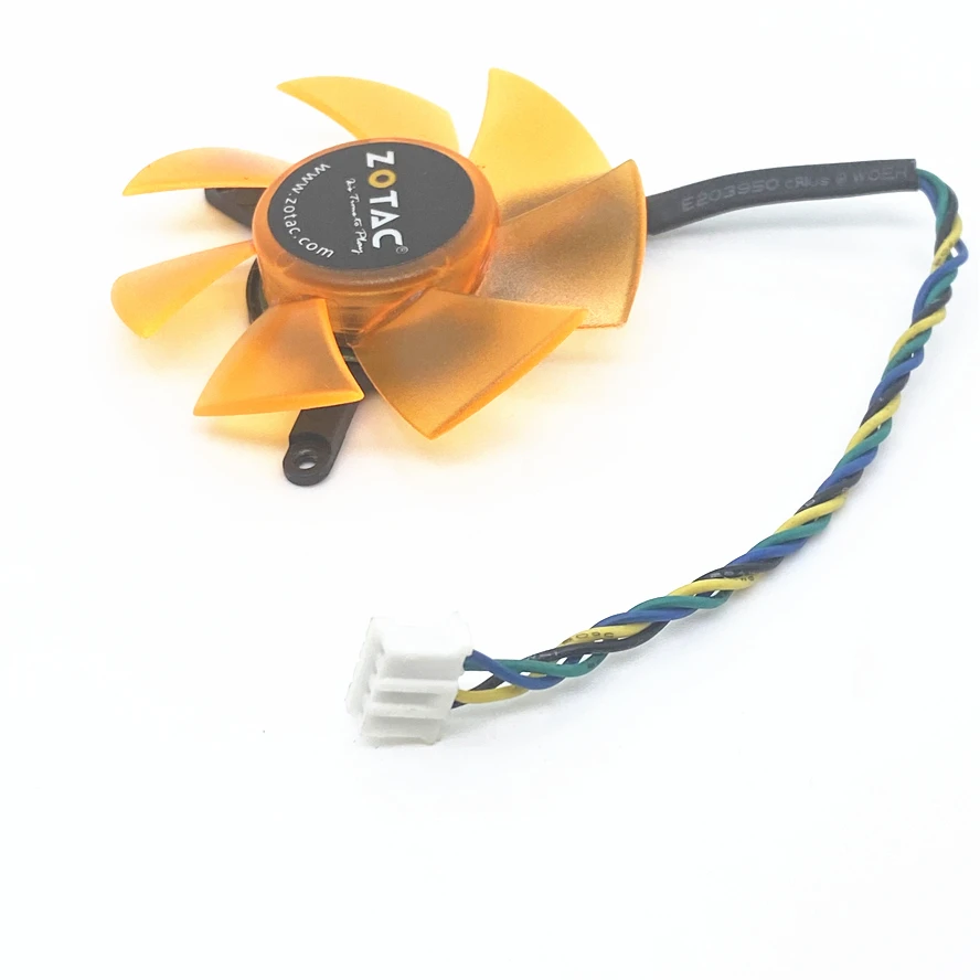 Фото Видеокарта для ZOTAC Fan Blade 45 мм, Тихая Бесшумная, шаг отверстия 39 мм, 12 В, 4 контакта, 45 мм, 47 мм №4