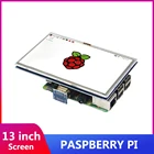 ITINIT R34 5 дюймов Raspberry Pi 4 Модель B сенсорный экран на тонкопленочных транзисторах на тонкоплёночных транзисторах ЖК-дисплей Дисплей с держателем и слотом для совместимый для Raspberry Pi 4 модели B3B +3B