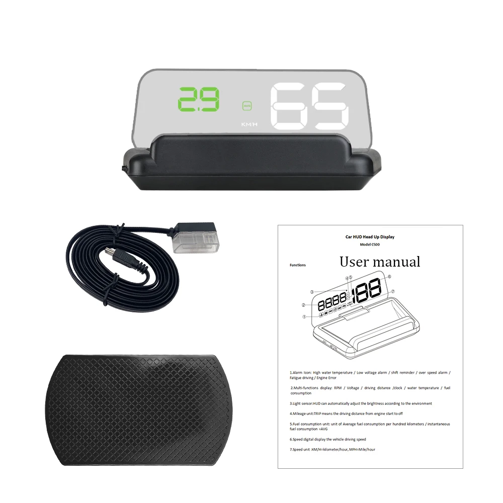 

KKMOON Car HUD Display, Head Up Display High Definition Speedometer Car Diagnostic Tool OBD Fault Code