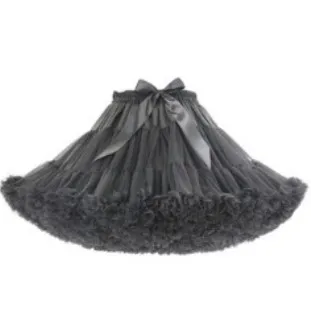 Dark Gray Горячая Распродажа женские Мини Тюль для нижней юбки пышная короткая винтажная Свадебная подвенечная Нижняя юбка рокабилли пачка - Цвет: Dark Gray