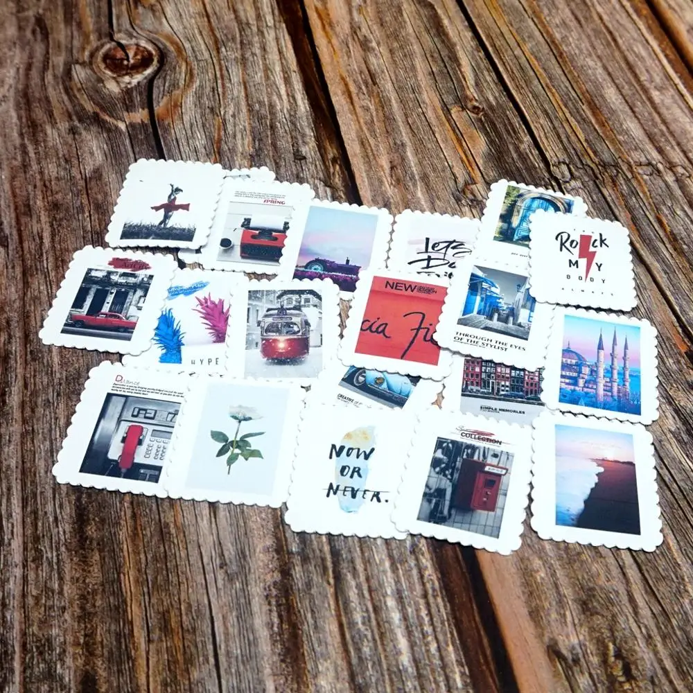 

22PCS Mixed Colorful Stickers DIY Scrapbooking Bullet Journal Stationery Girls Kids Children Gifts Stickers Waterproof Stickers