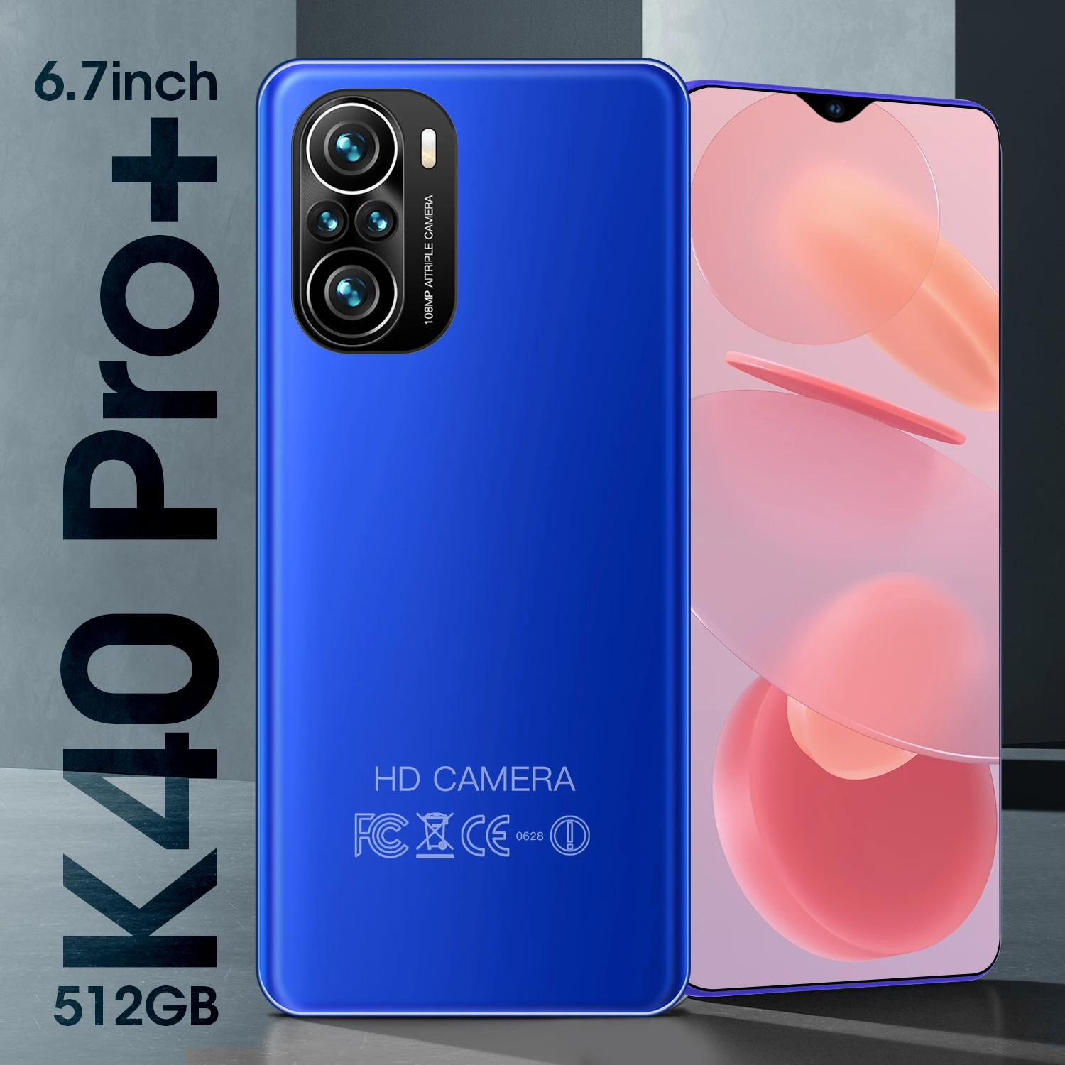 Горячая Распродажа K40PRO + Deca Core Andriod 10 0 6000 мАч Мобильный телефон MTK6989 8 256 ГБ 6 7 дюймов