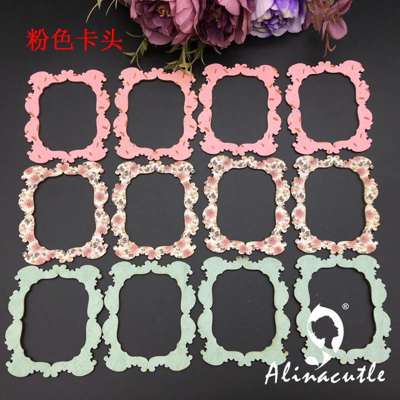 12 шт. деревянная фоторамка деревянные чипы украшения сделай сам Скрапбукинг