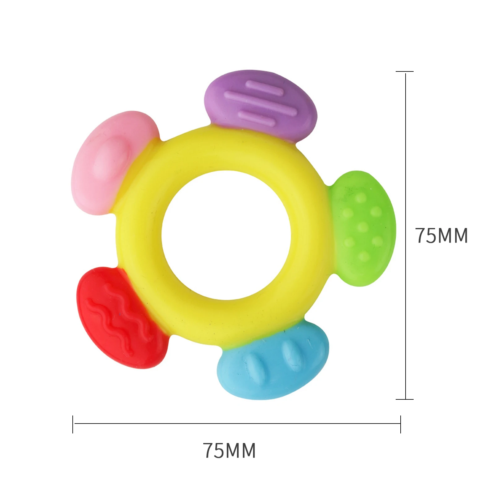 

Baby Silicone Teething Toys Food Grade Silicone Teether Chewing Toddler Toys Baby Dental Care Strengthening Tooth Training