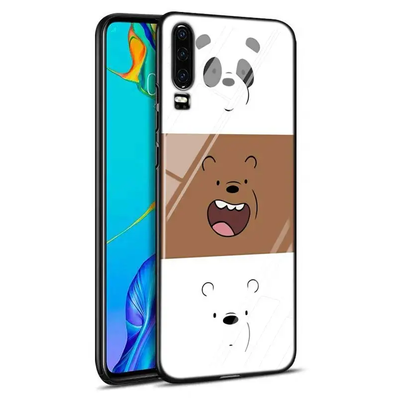 Милый вся правда о медведях для huawei P Smart Z плюс P30 P20 Pro P10 P9 P8 Lite Plus Супер Яркий глянцевый чехол для телефона чехол