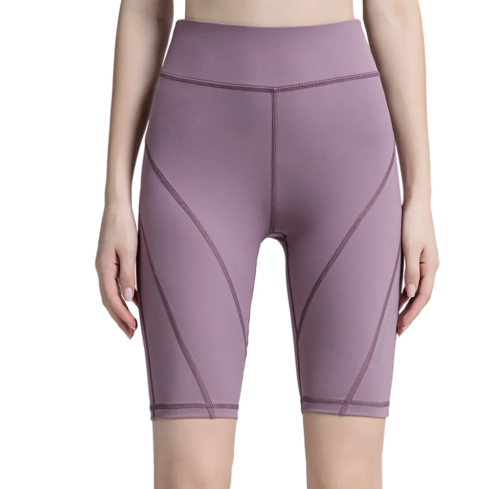 Sport Leggings Women Five Point Yoga Pants Tight Elastic High Waist Fitness Running Training Clothing Cycling Shorts Pants Mujer