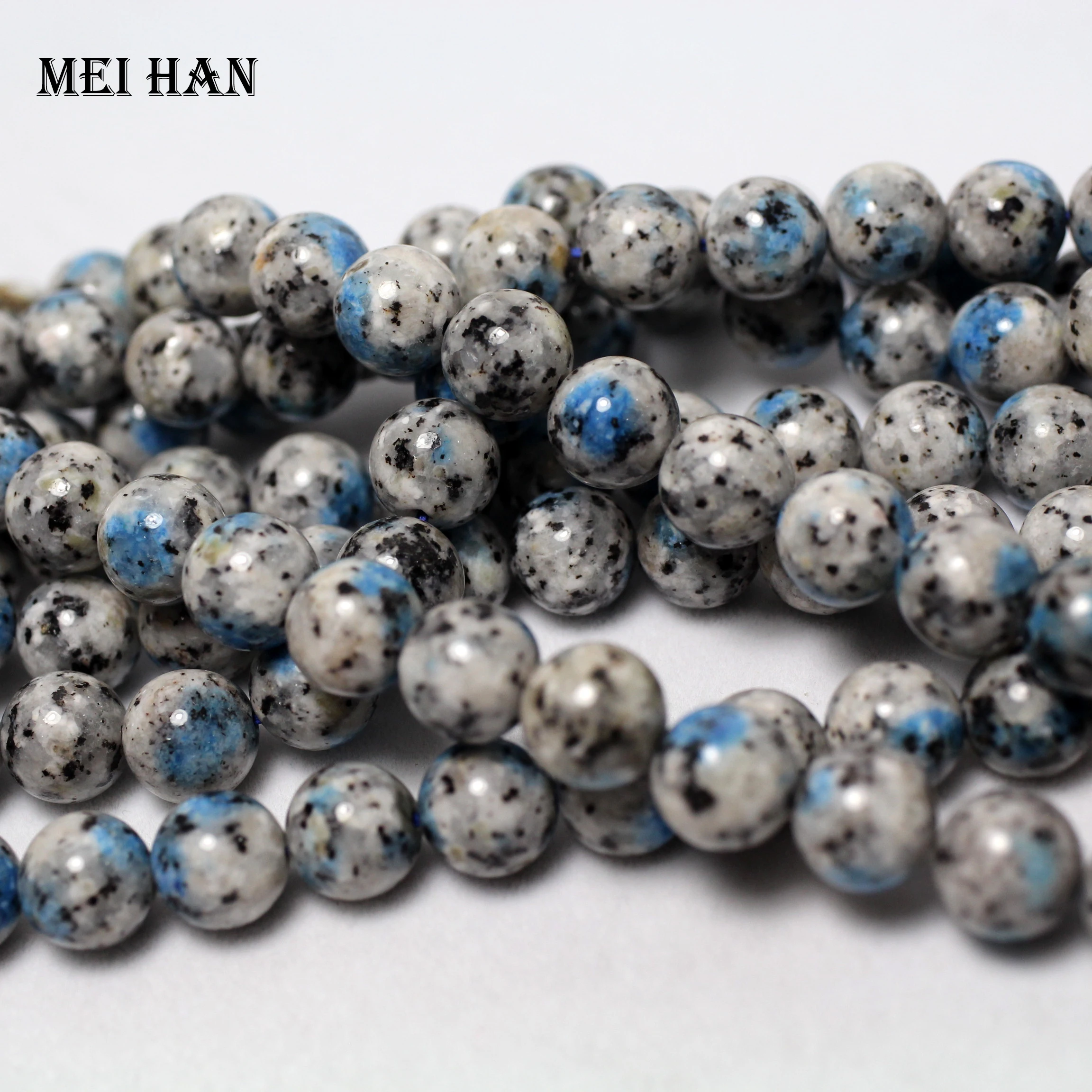 Meihan wholesale natural K2 Jasper 8mm 10mm smooth round loose beads for jewelry design making DIY stone | Украшения и аксессуары