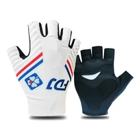 fdj pro team half finger bicycle cycling gloves breathable mountain bike gloves summer anti skid and shock absorption