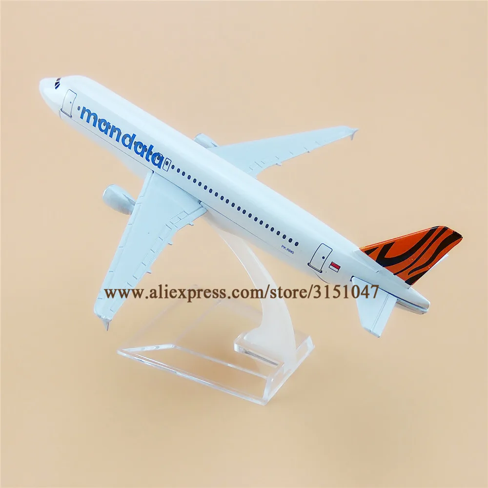 16 см Air Мандала Tiger A320 Airbus 320 Airways Airlines металлический сплав модель самолета литье