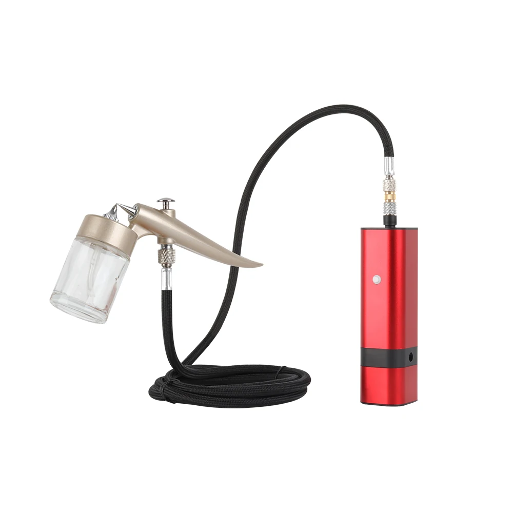 New Design Portable Pocket 30 Psi Wireless Airbrush With Compressor Set TM80S-MK200 Dual Action Paint Spray Mark Pen