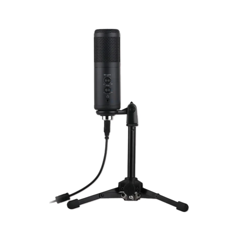 

Condenser Microphone Tripod Bracket Computer USB Microphone