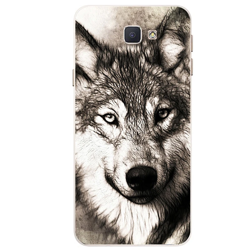Soft TPU silicone Cases FOR Samsung Galaxy J5 Prime G570F Cat Cover Phone | Мобильные телефоны и аксессуары