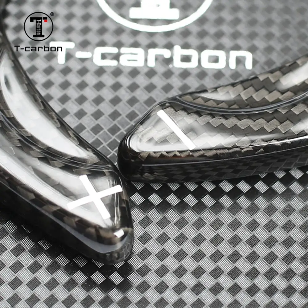 T carbon 1 пара автомобильный Стайлинг рулевое колесо из углеродного волокна