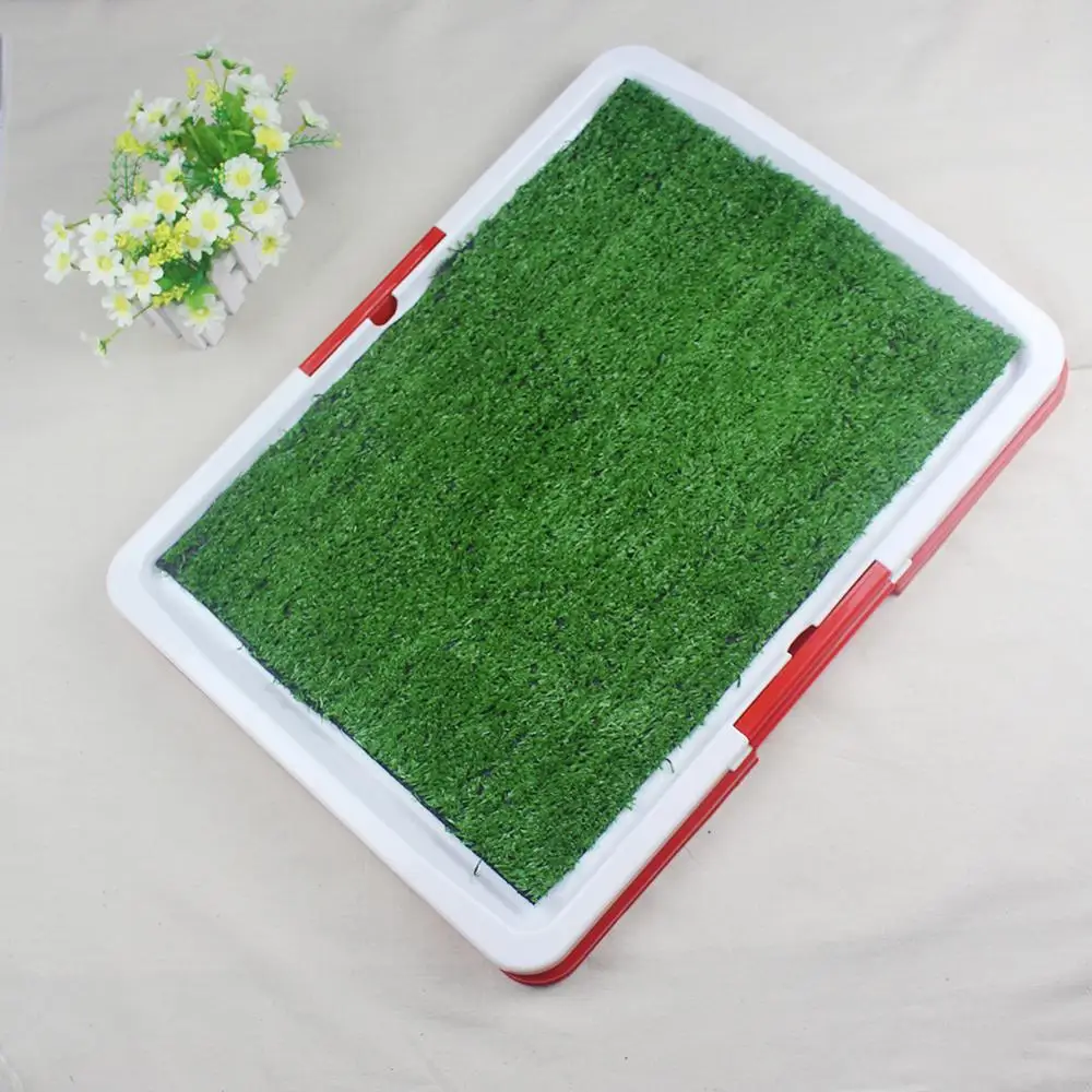 Коврик для туалета SOLEDI домашних животных комнатный поднос наполнителя горшка