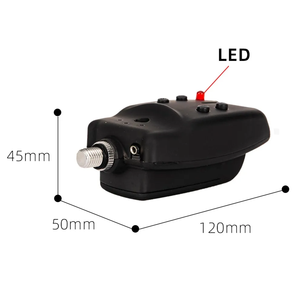 

Fishing Bite Alarms Waterproof Fishing Rod Alert Volume Sensitivity Sound Alarms Warning LED Light Tone Control Fishing Tools