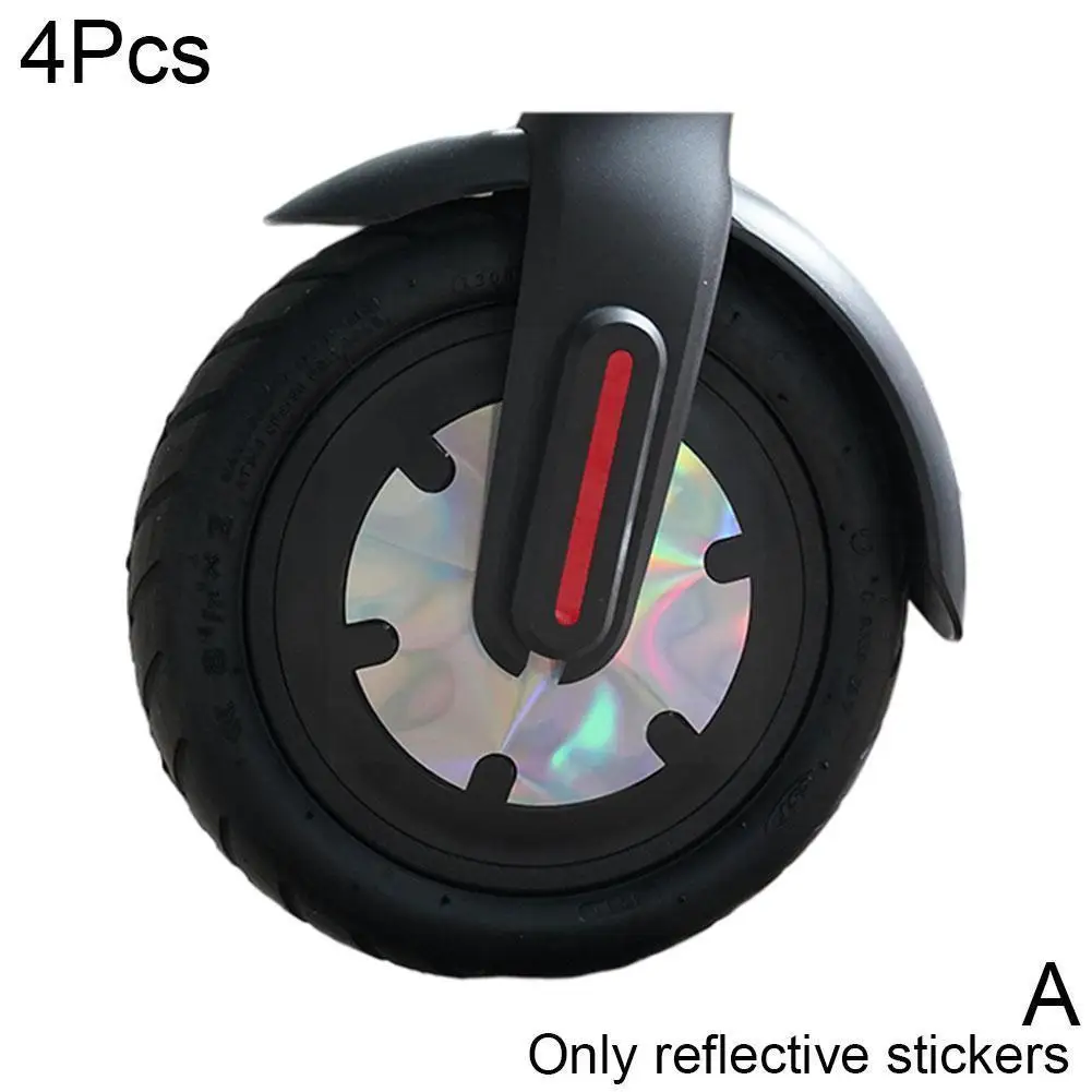 

1 Pair Scooter Motor Sticker Waterproof Electric Scooter Front Wheel Sticker Cover Film For Scoote 1s/m36 R2h0