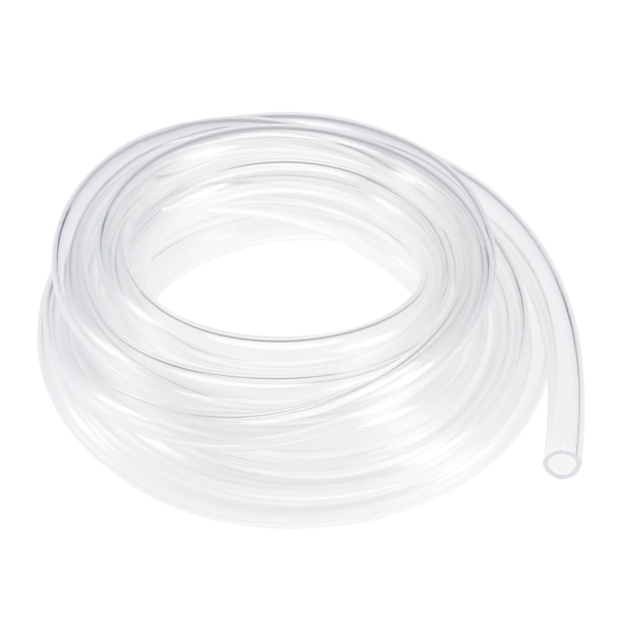 

Uxcell PVC Transparent Hose Vinyl Tubing 10mm ID 14mm OD 5m Flexible Lightweight for Water Tube,Air Line