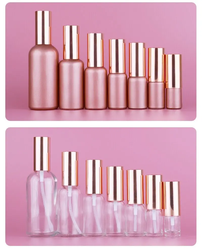 Пустая глиноземная бутылка-распылитель для эфирных масел 100 шт. стеклянная