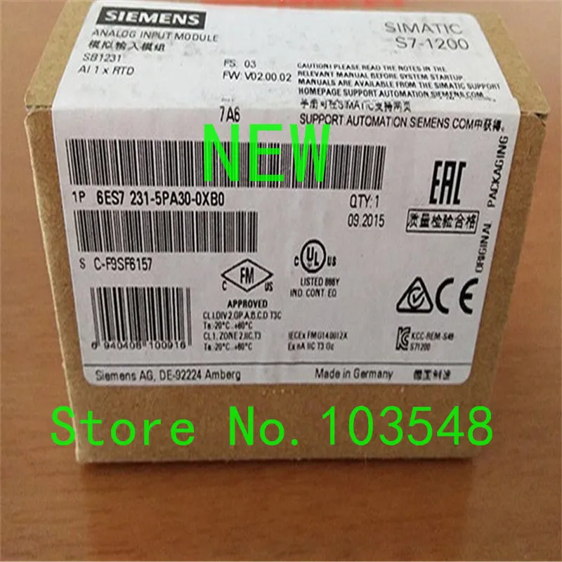 

1 . 6ES7231-5PA30-0XB0 6ES7 231-5PA30-0XB0