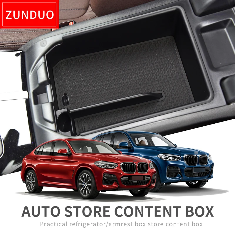 ZUNDUO подлокотник ящик для хранения с крышкой BMW X3 X4 2018 2019 2020 G01 АВ АВТОМОБИЛЬНЫЙ