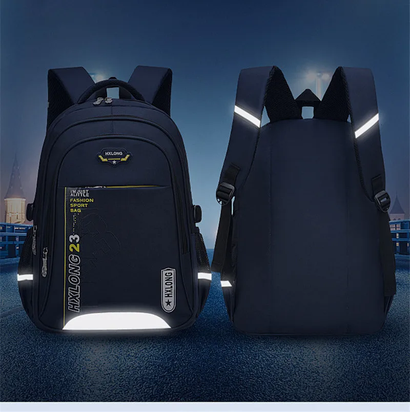 the School Bags For Boys Thickened back Backpack Protect Children spine Large capacity Waterproof Kids schoolbags mochila 2 size