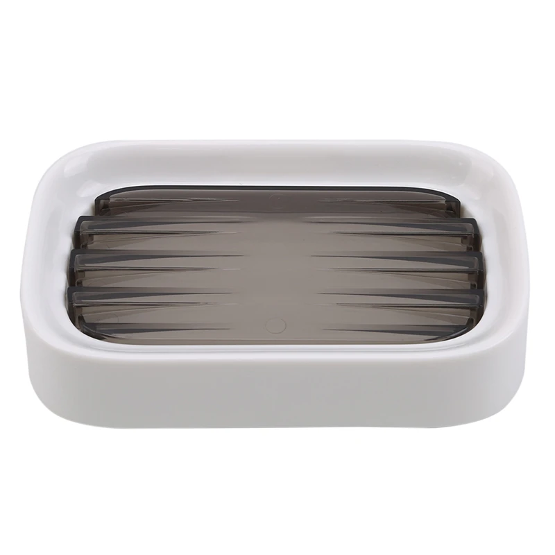 

Soap Holder Creative Punch-free Drain Rack High Quality Double Layer Soap Dish Portable Soap Box For Bathroom Organization