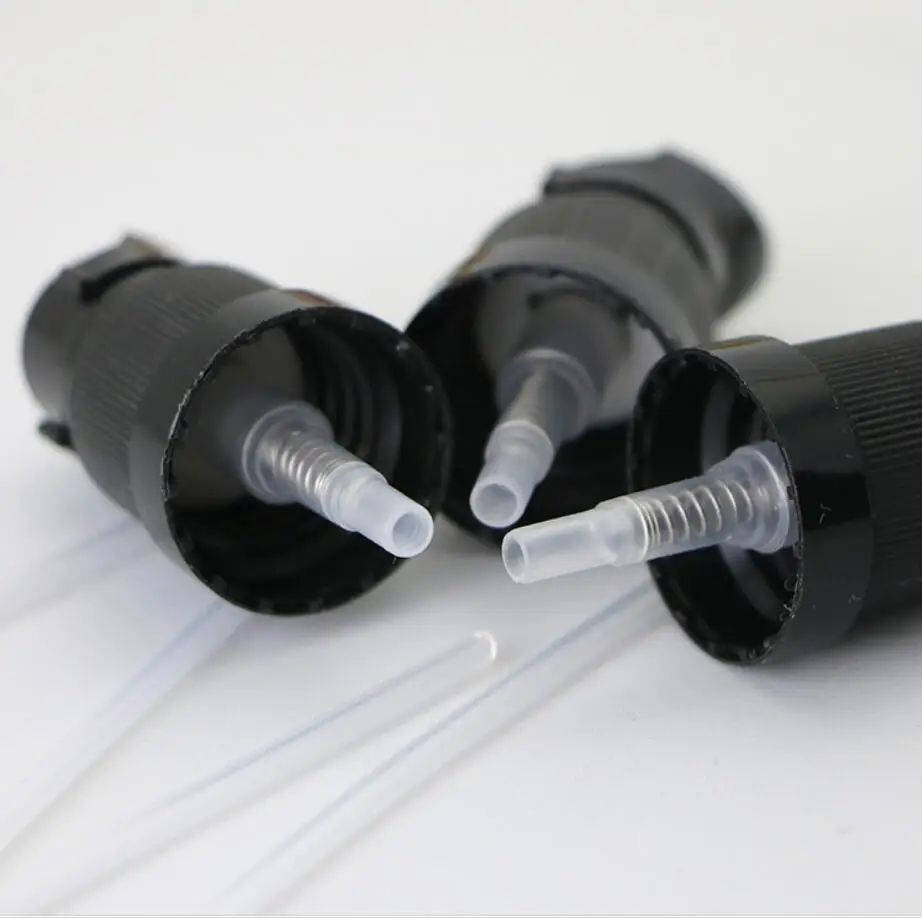 

18MM 18/415 white/black lotion/emulsion/serum press pump for 5ml/10ml/15ml/20ml/30ml/50ml/100ml essential oil glass bottle