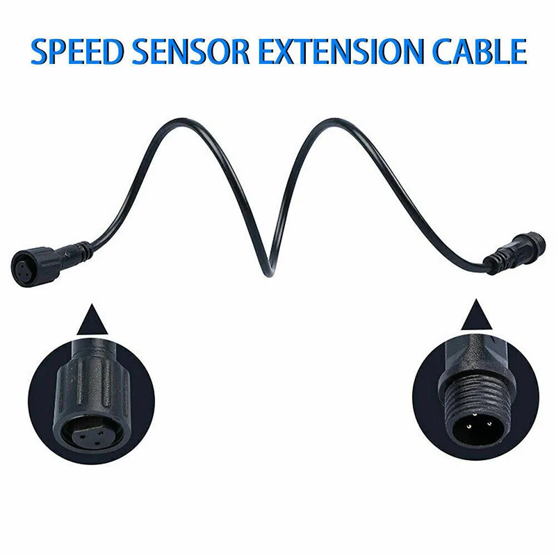 

Electric Bicycle Speed Sensor Extension Cable 60cm Waterproof for Bafang Mid Motor Speed Sensor