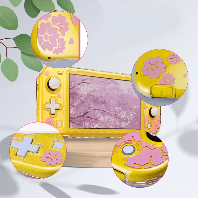 Милый розовый чехол DATA FROG для Nintendo Switch Lite защитная пленка экрана колпачки захвата