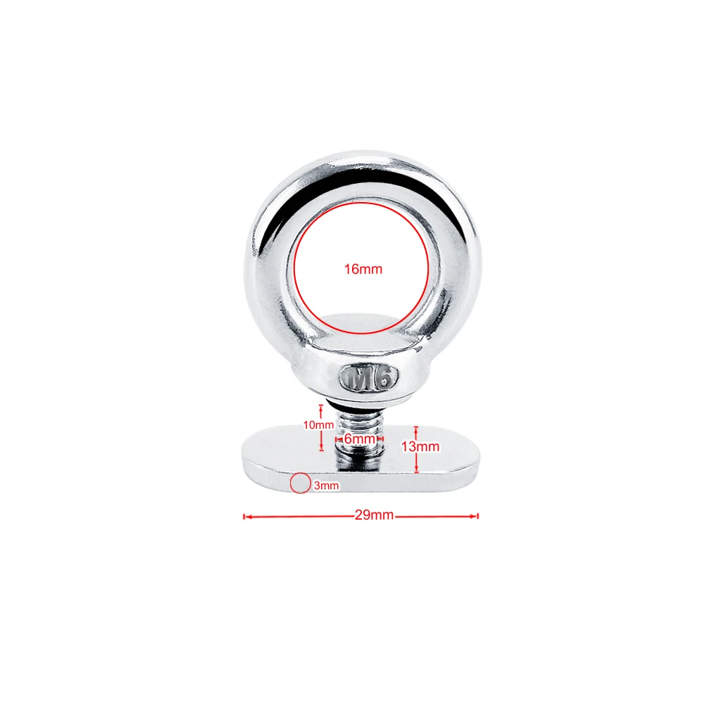 

Kayak Track Mount Tie Down Eyelet Rail Track Screws Track Nuts for Bungee Cord Rope Rowing Inflatable Boat Kayak Accessories