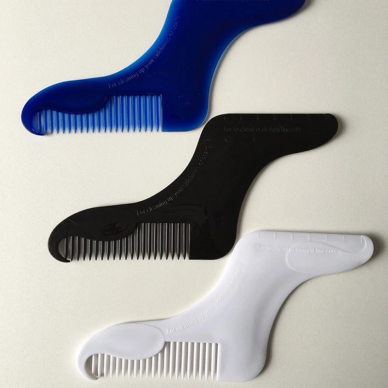 1 шт. новая Расческа для бороды инструмент формирования стрижки мужчин