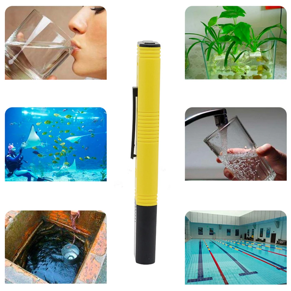 

LCD Water Purity PPM Aquarium Filter PH Meter Pen Of Tester Accuracy 0.01 Aquarium Pool Water Wine Urine Automatic Calibration