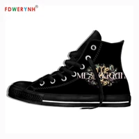 men casual sneakers shoes meshuggah band most influential metal bands of all time customized color laceup leisures platform shoe