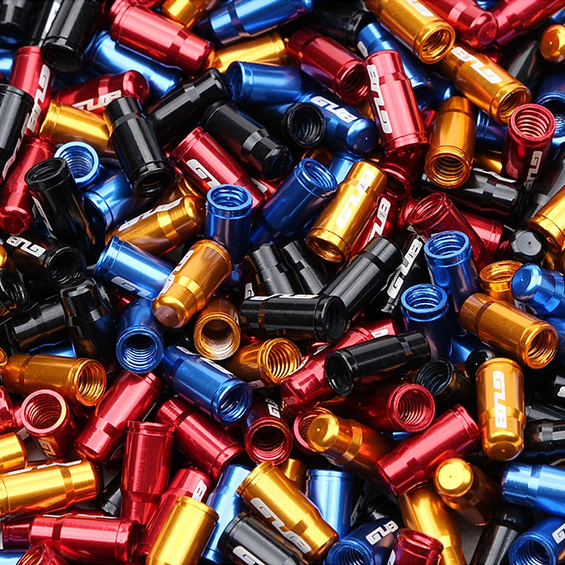 50 шт. алюминиевый колпачок клапана для велосипедных шин Сверхлегкий горных и