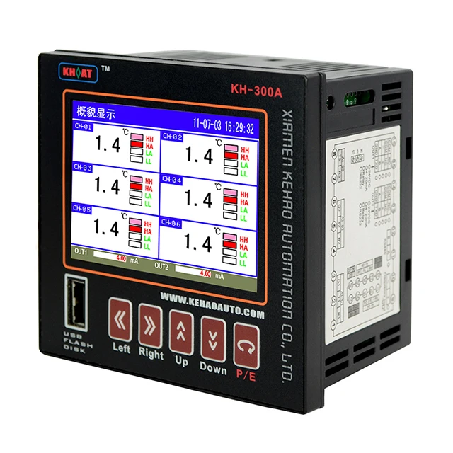

KH306AG data recorder 6Channel Industrial Temperature