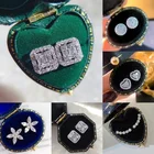 Женские блестящие серьги CAOSHI, Роскошные Нежные Свадебные украшения с фианитами в эстетическом стиле, стильный подарок