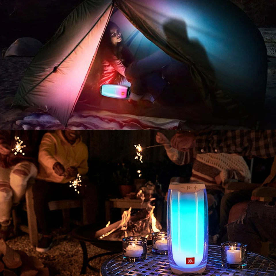 

Pulse 4 Bluetooth Speaker Pulse4 Portable Wireless Waterproof Deep Stereo Subwoofer with LED Light Pulse 3 Clip 5 Go 2