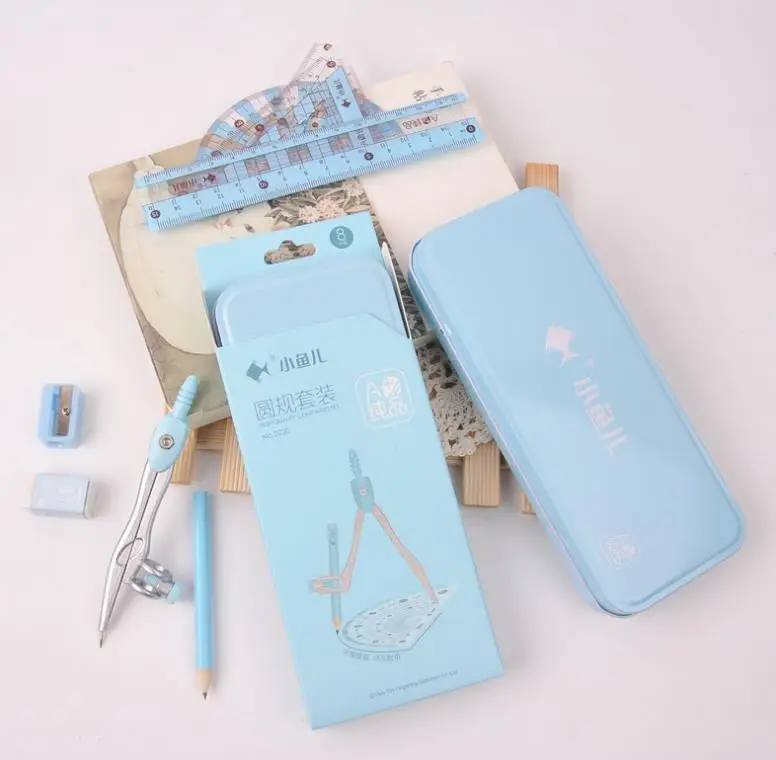 1 набор инструменты для рисования карамельных цветов математические компасы с