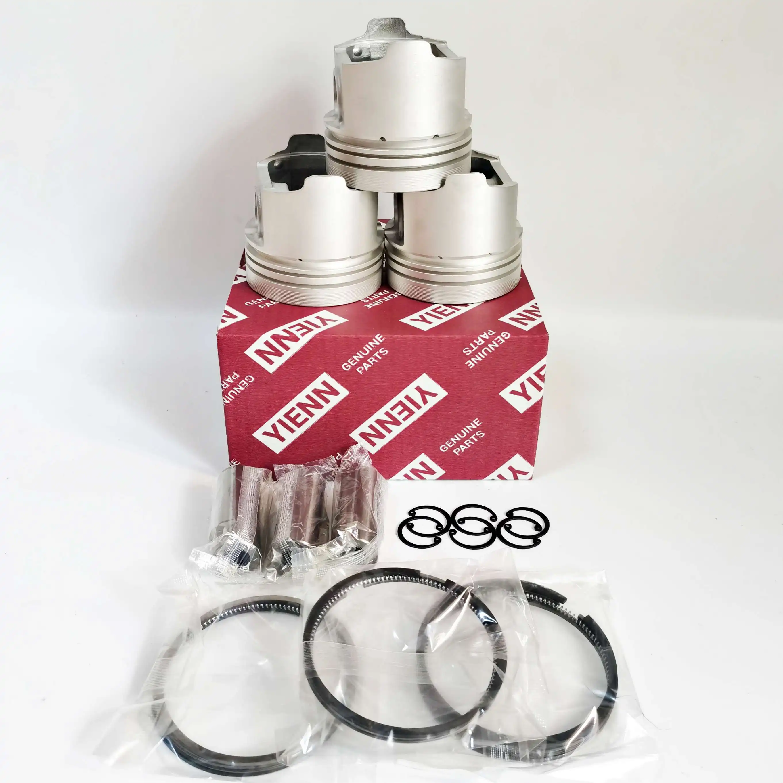 

3D66-1 3D66-1KB Piston Kit With Ring Set For Komatsu Loader WA10-1 SK04-2 Excavator Tractor Engine Spare Parts