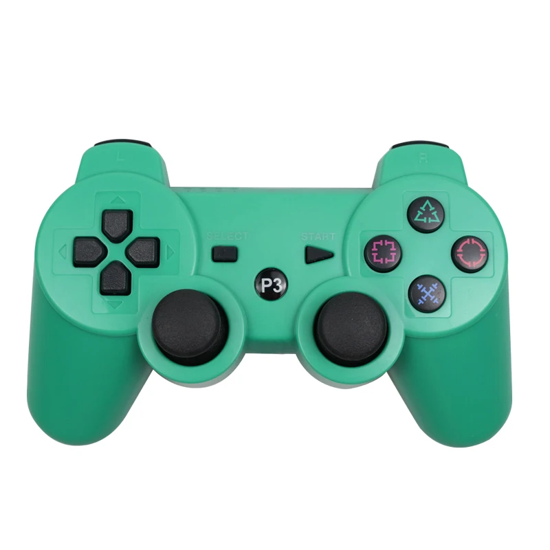 Для sony PS3 контроллер беспроводной Bluetooth для ПК геймпад для sony Playstation 3 консоль контроллер мандо джойстик - Цвет: Green