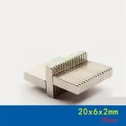 30 шт. 20*6*2 мм N35UH магниты для Prusa i3 MK2.5MK3 MK52, нагревательная кровать, детали для 3D-принтера