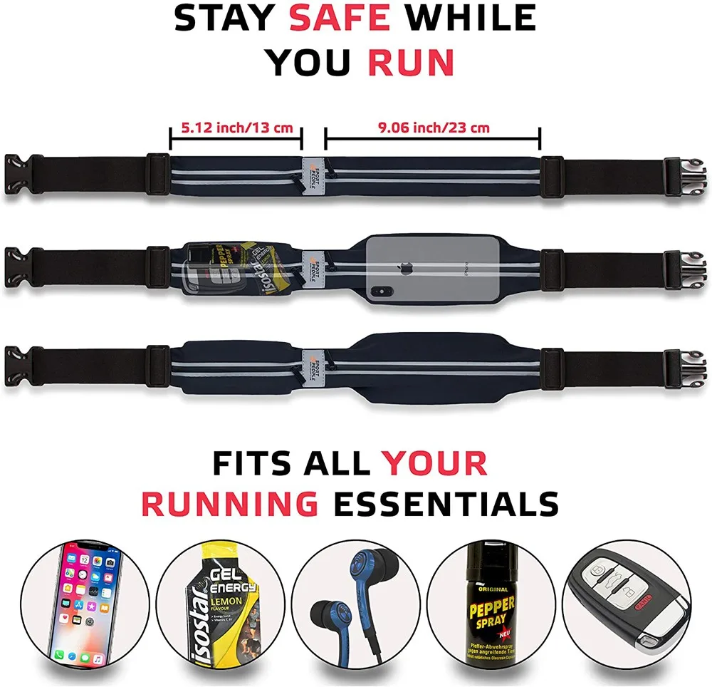 3 цвета легкая сумка для бега пояс США бегун поясная упаковка iPhone X 7 8 10 11 мужчин и