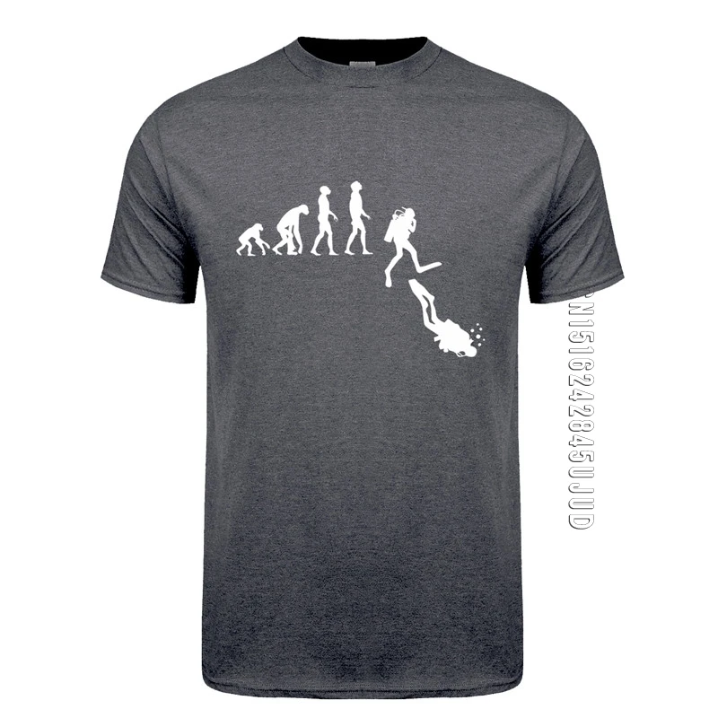 Футболка мужская хлопковая с круглым вырезом смешная рубашка для дайвинга и