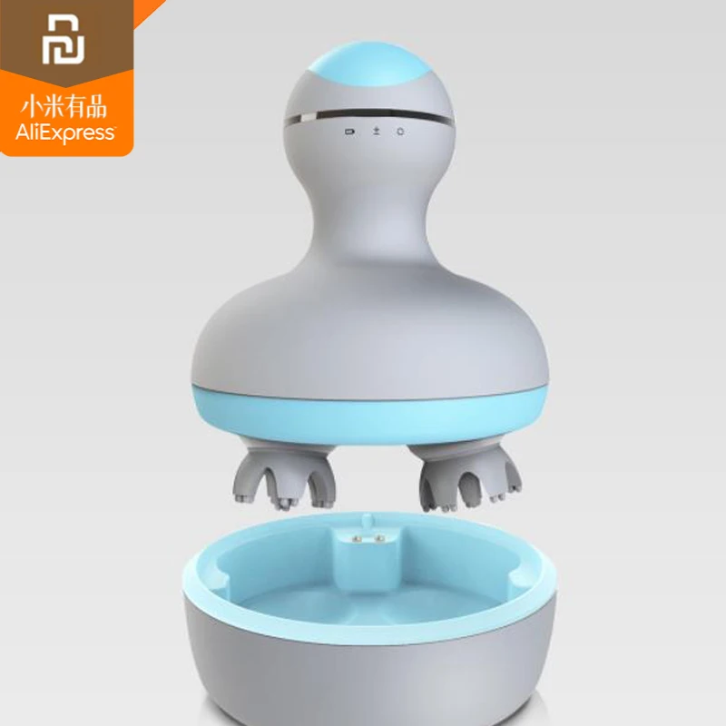 Оригинальный мини массажер youpin mijia 3D стерео Массажер для влажного и сухого