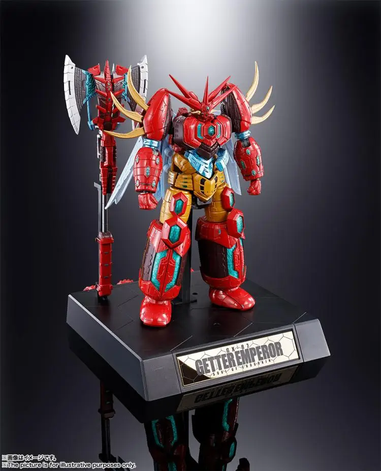 BANDAI супер сплав Soul GX-87 Getter император Фигурки игрушки 22 см фигурка робота игрушка Рождественский подарок для детей Kinderen