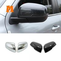 for great wall cannon gwm poer ute 2019 2022 carbon chrome car side door rearview mirror cover frame trim decor accessories