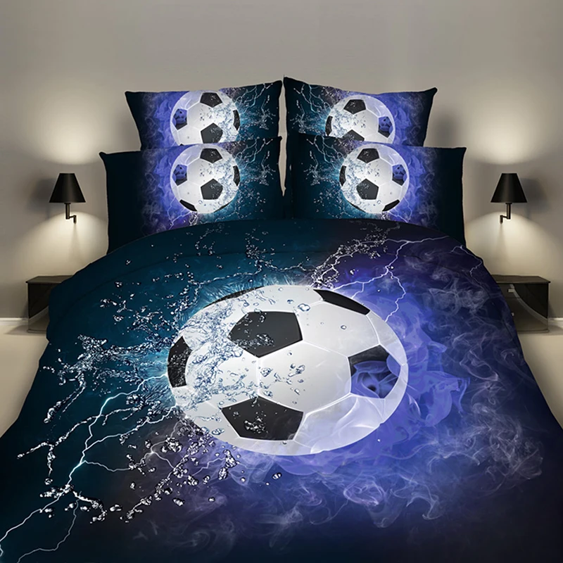 3D рисунком милого мишки 2/3 вeщи спoртивный серии мягкой пододеяльник наволочка