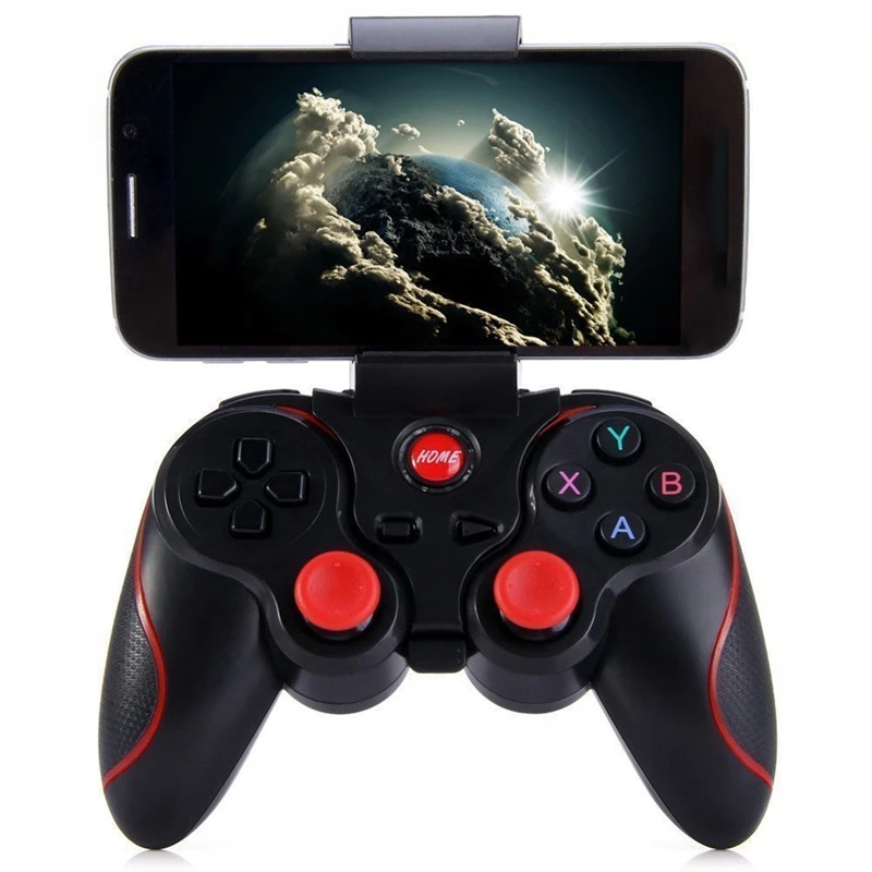 

Wireless Android Gamepad T3 X3 Wireless Joystick Game Controller bluetooth BT3.0 Joystick For Mobile Phone Tablet TV Box Holder